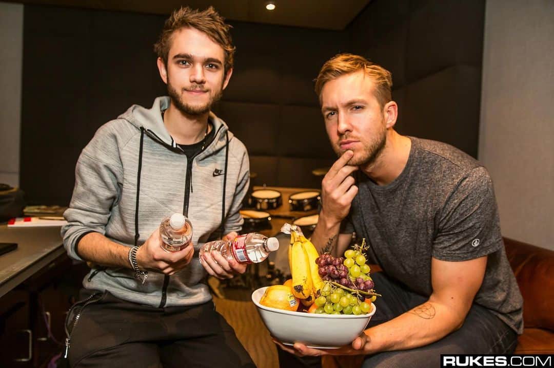 ゼッドのインスタグラム：「Happy birthday @calvinharris! May this year’s harvest be bountiful.」