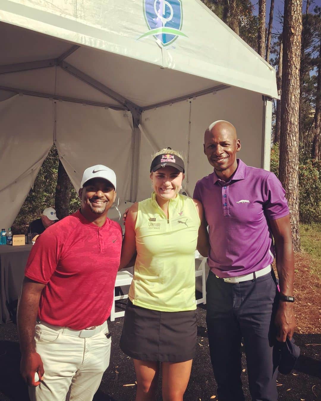 レイ・アレンのインスタグラム：「Had the pleasure of playing with @therealalfonsoribeiro @lexi today at #diamondresortsinvitational #diamondlpga」
