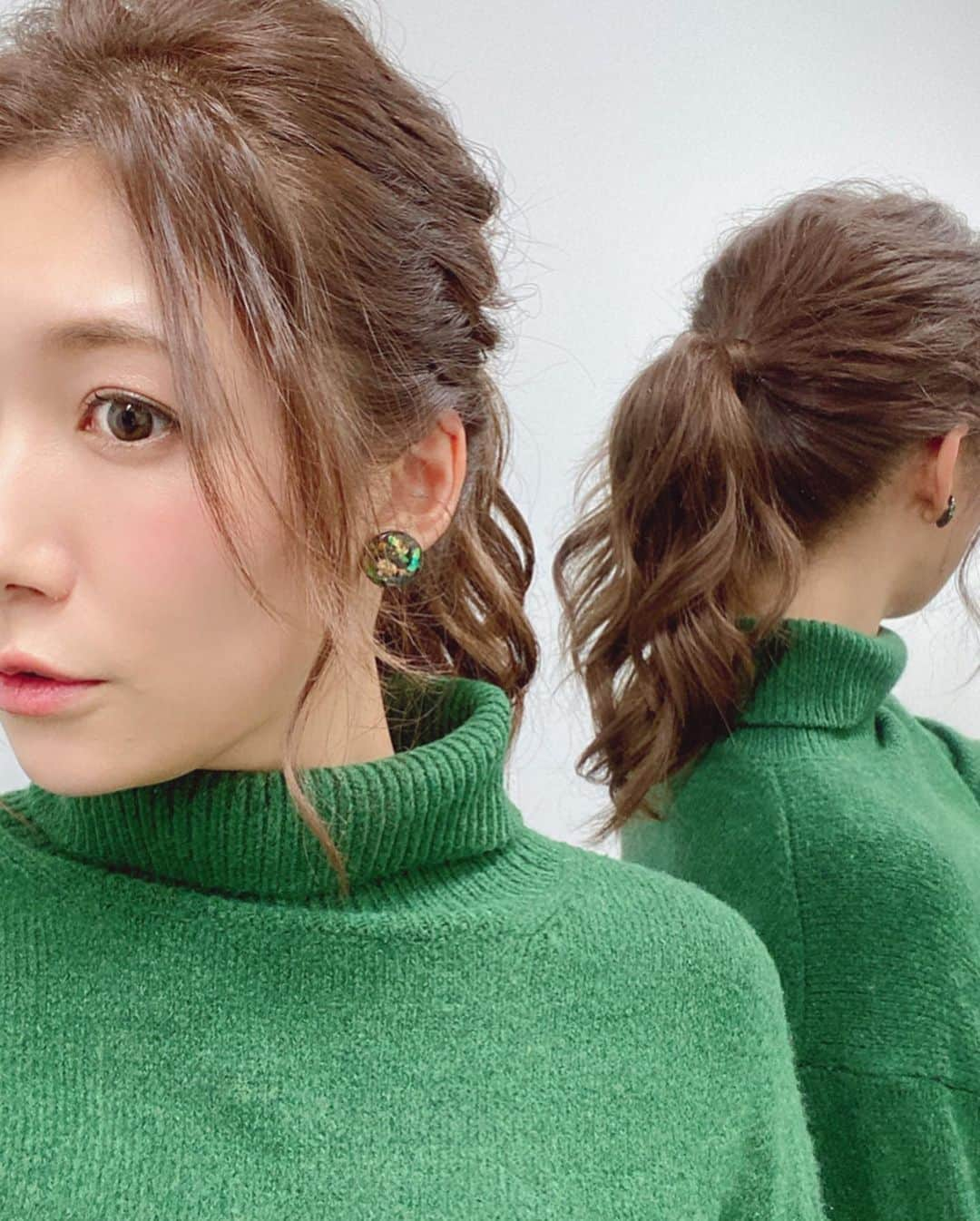 穂川果音さんのインスタグラム写真 - (穂川果音Instagram)「<hair style> ポニテ♪ イヤリング→ @leange_pippi  #ポニテ #アベプラ #abematv  #weather #weatherforecast #気象予報士 #穂川果音 #instastyle #instahair  #ヘアアレンジ #巻き髪 #hair #hairstyle #hairarrange #ほかのん #hairstyles #イヤリング #hairstyling #おしゃれ #まとめ髪  #コーデ #アップスタイル #ポニーテールアレンジ #ポニーテール」1月18日 15時24分 - hokawakanonn