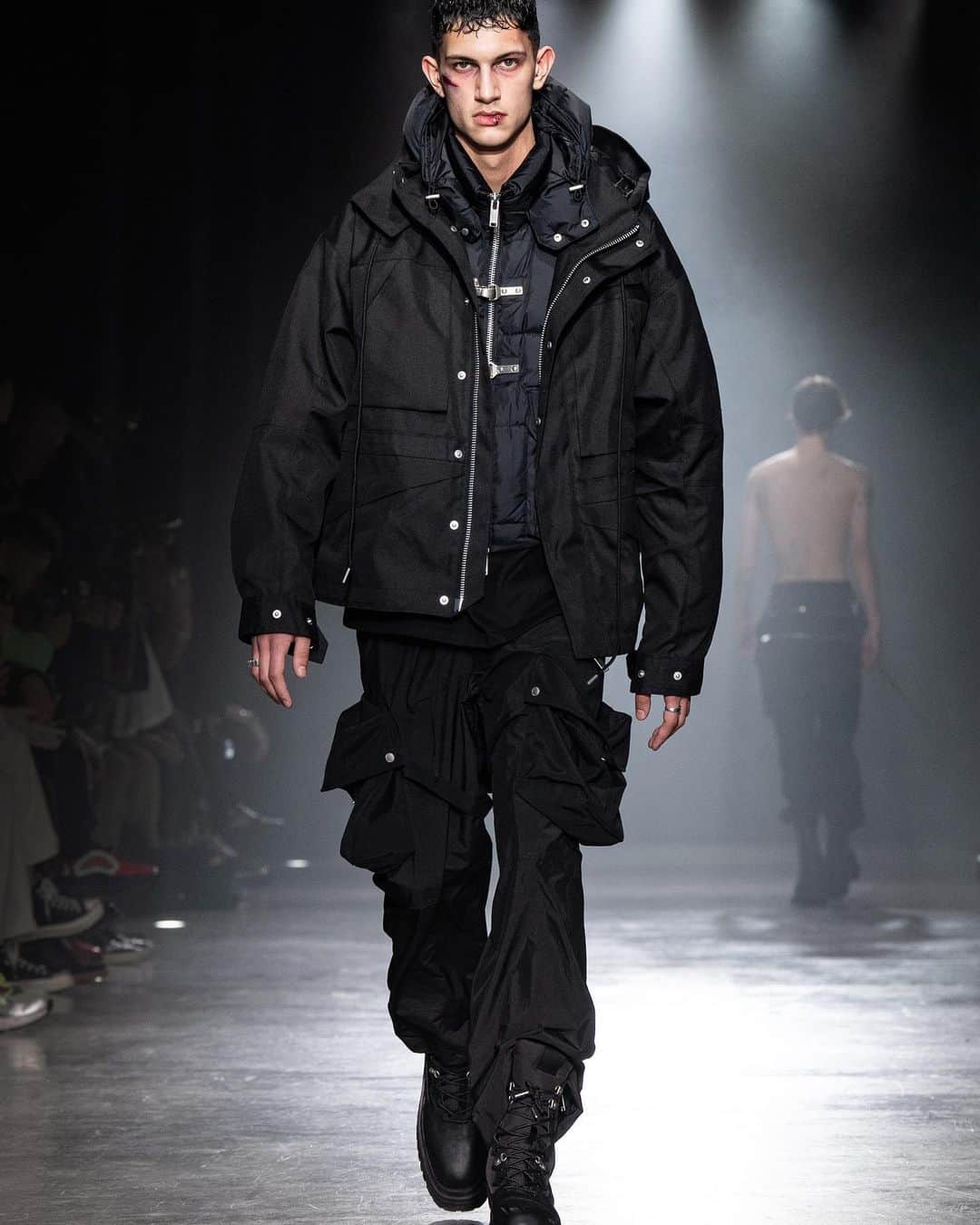 のインスタグラム：「TATRAS x @riot__hill runway show during #PFW at Palais de Tokyo.  ______⁠⠀ #SoFarSoGood #TatrasxRiotHill #FW20⁠⠀」