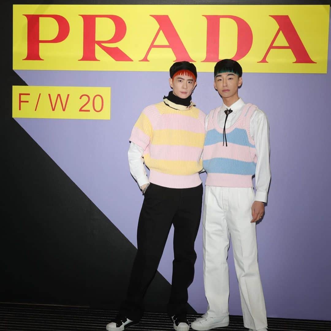 タイキさんのインスタグラム写真 - (タイキInstagram)「@prada 💜💜💜 #prada #mfw」1月18日 8時09分 - taiki_jp