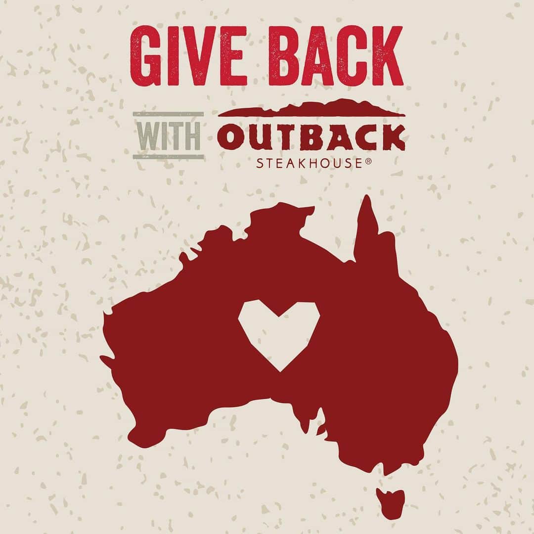 Outback Steakhouseさんのインスタグラム写真 - (Outback SteakhouseInstagram)「Join us on January 26th and when you show this post to your server, we'll donate 100% of the proceeds from your visit to Australian Bushfires relief.  Can't make it on the 26th? Visit us January 27th-February 29th, round up your check, and Outback will match your donation up to $500,000  See link below for details: https://www.outback.com/offers/bushfires」1月18日 8時11分 - outback