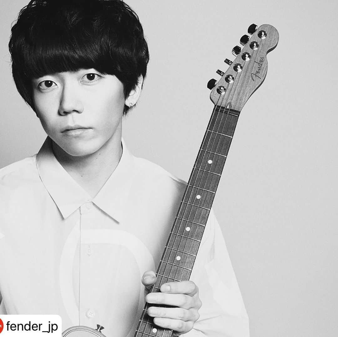 のインスタグラム：「#repost @fender_jp ・・・ #FenderNews : 音楽や広告など幅広く活躍するフォトグラファー中野敬久がアーティストとフェンダーの距離感を撮影、キュレーションする写真によるセッションコンテンツ #LIFEwithFender : Vol.27 片岡健太（sumika）詳しくはプロフィールのリンクから。 . . . #sumika @sumika_inc ＠kentakataoka」