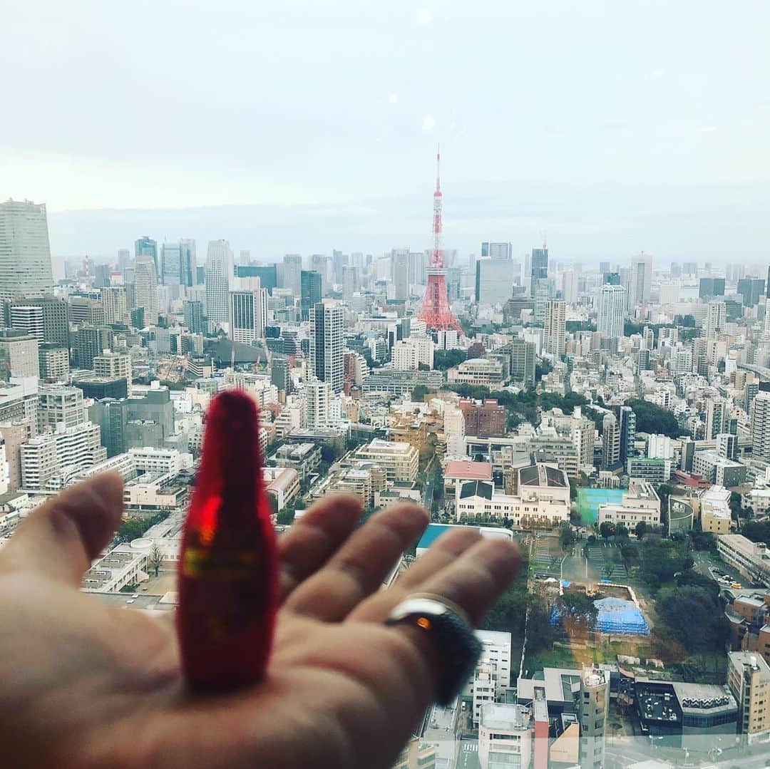 阿部洋子さんのインスタグラム写真 - (阿部洋子Instagram)「🗼🗼🗼 きのう番組で紹介したチョコと東京タワー。  #jwave #allgoodfriday #radio #live #chocolate #東京タワー」1月18日 11時22分 - hirocoring