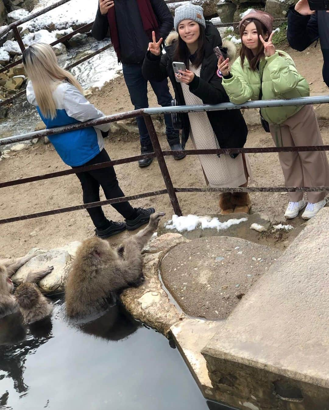 成瀬心美さんのインスタグラム写真 - (成瀬心美Instagram)「🐒 . . れいちぇると2泊3日で 長野県へ行ってきました！✨ . . 軽井沢のアウトレットに行ったり 市内に移動して 雪山や温泉に入る かわいいお猿さんを見たり😍 . . とても長野県は寒かったけど 貴重な体験が出来ました！！ . . れいちぇるは長野県で 番組を持っているので 「ここは〜でね」 って沢山アテンドしてくれて なんか凄く嬉しかったなぁ。 . . 日頃お世話になってる方と ご飯を食べながら 知らないれいちぇるの お話を聞けたのは なんだか幸せでした(好き . . 2人でプラン考えて ホテルも素泊まりで 激安なところ見つけたり 一緒にお風呂入ったり 今回の旅行も 楽しかったー✨ . . なんかひたすら話して笑ってたから あまり他の写真がないなぁ！笑 . . #nagano #karuizawa #monkey #snowmonkeypark #長野 #旅行 #お猿さん #instagram #instapic」1月18日 12時12分 - coco3ndazo