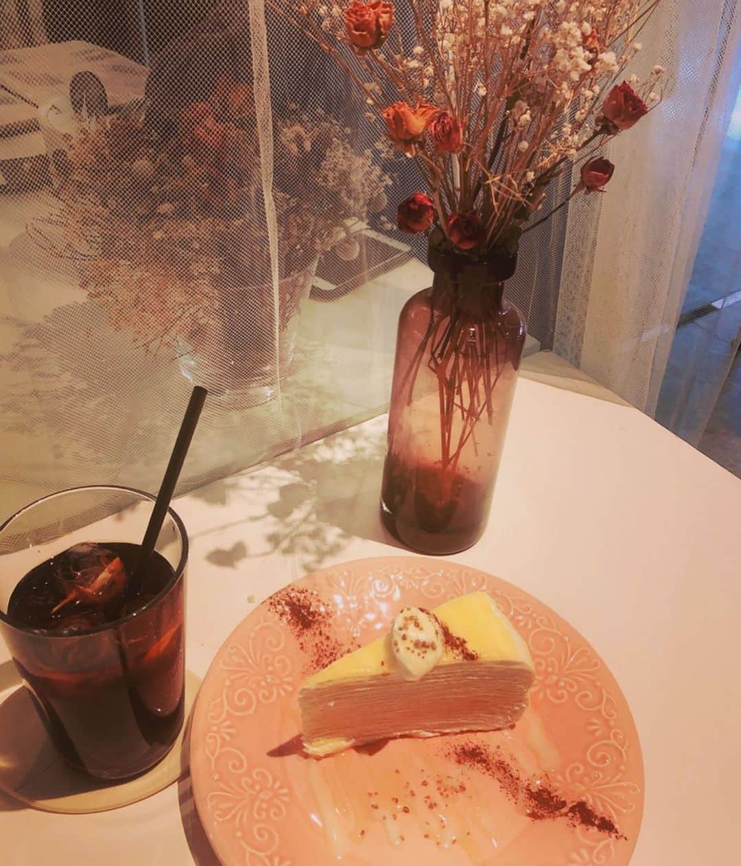 近藤夏奈さんのインスタグラム写真 - (近藤夏奈Instagram)「☕️🍰✖︎💐﻿ ﻿ ﻿ ﻿ ﻿ ﻿ ﻿ ﻿ ﻿ #cafemode」1月18日 18時38分 - kana_kondo_official_