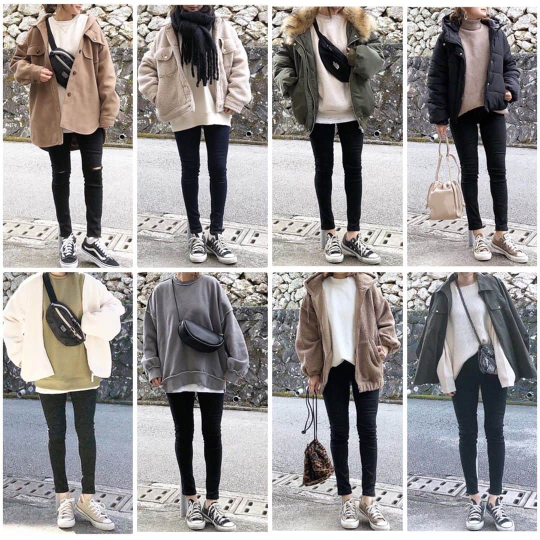 Moyooonnさんのインスタグラム写真 Moyooonninstagram 最近の黒スキニーコーデ デニムより黒が冬は合わせやすくて ヘビロテ中𓂃 Uniqlo ジーナシス Grlのです 黒スキニーって埃が付きやすかったりして なかなか理想のに出会えず 足首まで