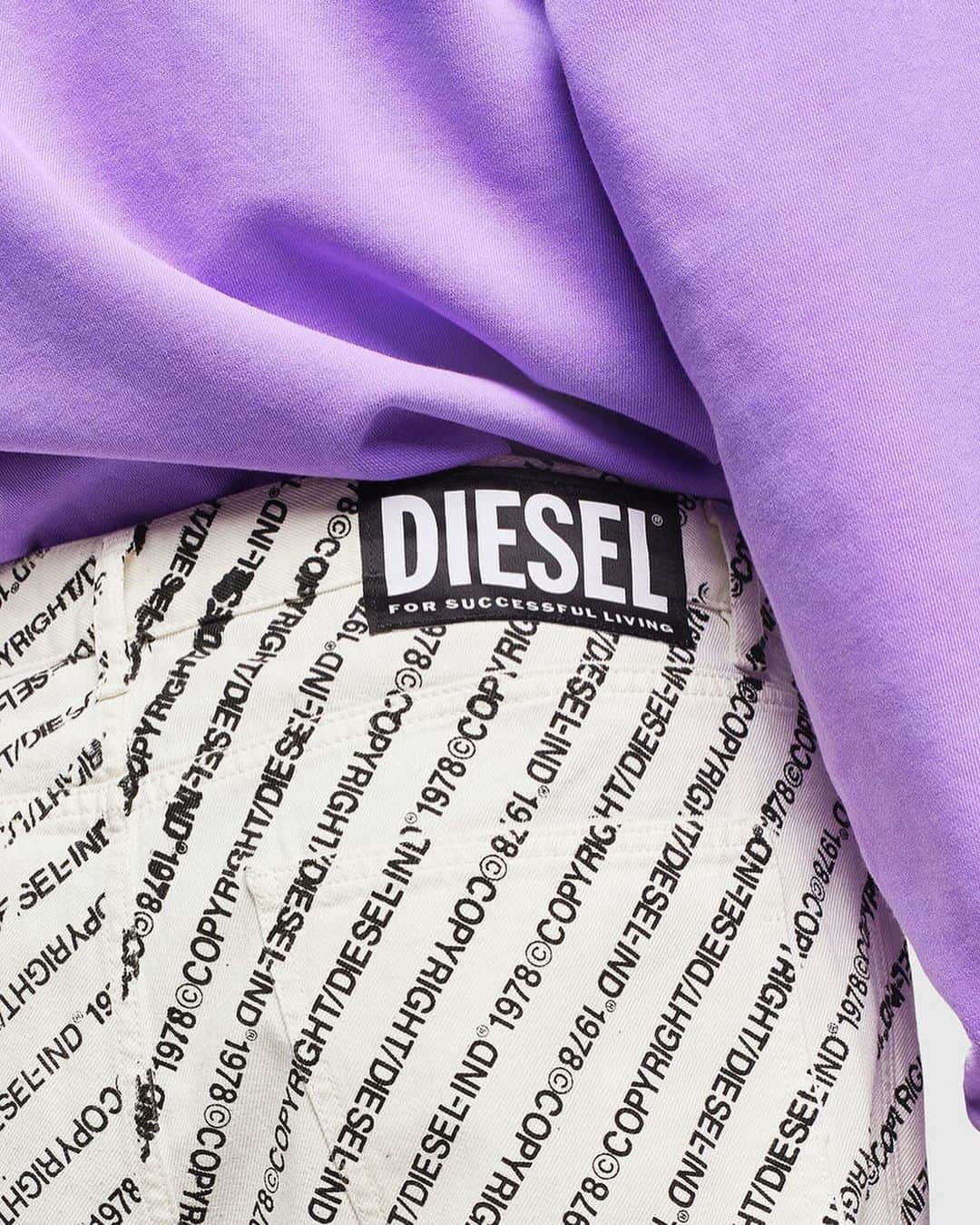 ディーゼルのインスタグラム：「A Copyright is something serious. That’s why you should get your #DieselDenim and prove the world you can have fun with it. #DieselPreSpring20」