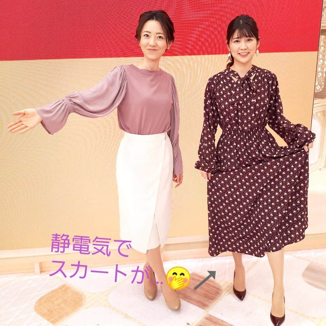 フジテレビ「プライムニュース イブニング」さんのインスタグラム写真 - (フジテレビ「プライムニュース イブニング」Instagram)「きょうは この冬一番の寒さだった東京😖😖。﻿ 昼間に気温が1.5度まで下がり、 雪❄️も降りました。﻿ 明日の朝は、強い冷え込みです😱。﻿ 風邪などひかぬよう 暖かくして🍲お過ごし下さい。﻿ ﻿ #竹内友佳﻿ ワンピース #vis @vis_jp﻿ アクセサリー #お世話や @osewaya_official﻿ #奥寺健 @fujitv_announcer﻿ #内田嶺衣奈 @reina.uchida﻿ トップス、スカート #tonal @tonal_official﻿ ﻿ #1月18日 #この冬一番の寒さ #雪が降ってきた #寒すぎ #センター試験 #卓球全日本選手権 #仲良し #静電気﻿ #加藤綾子 #風間晋 #木村拓也 #酒井千佳 #荘口彰久 #副島淳 #福原直英 #佐々木恭子 #小澤陽子 #海老原優香 #安宅晃樹 #石本沙織 #新美有加﻿ #フジテレビ #アナウンサー #ライブニュースイット」1月18日 21時34分 - livenews_it