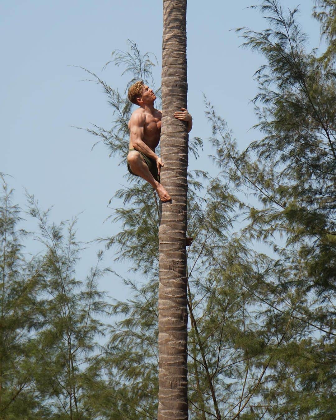 マグナス・ミトボのインスタグラム：「Helping my monkeys out with the coconut 🥥」