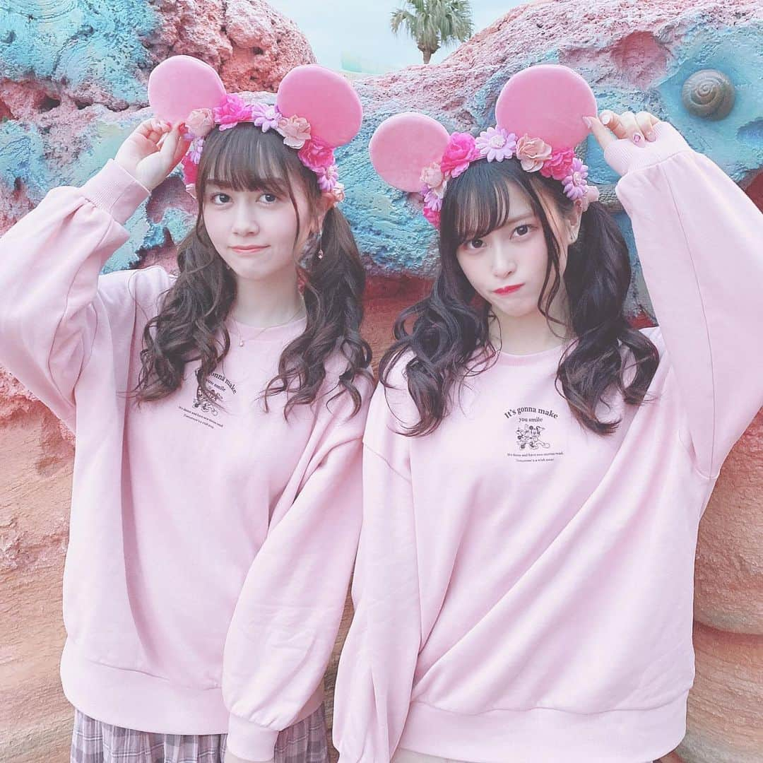 田北香世子さんのインスタグラム写真 - (田北香世子Instagram)「かよりお おそろっぴディズニー💖👯‍♀️🌸🎀💞」1月18日 23時28分 - kayoko_takita