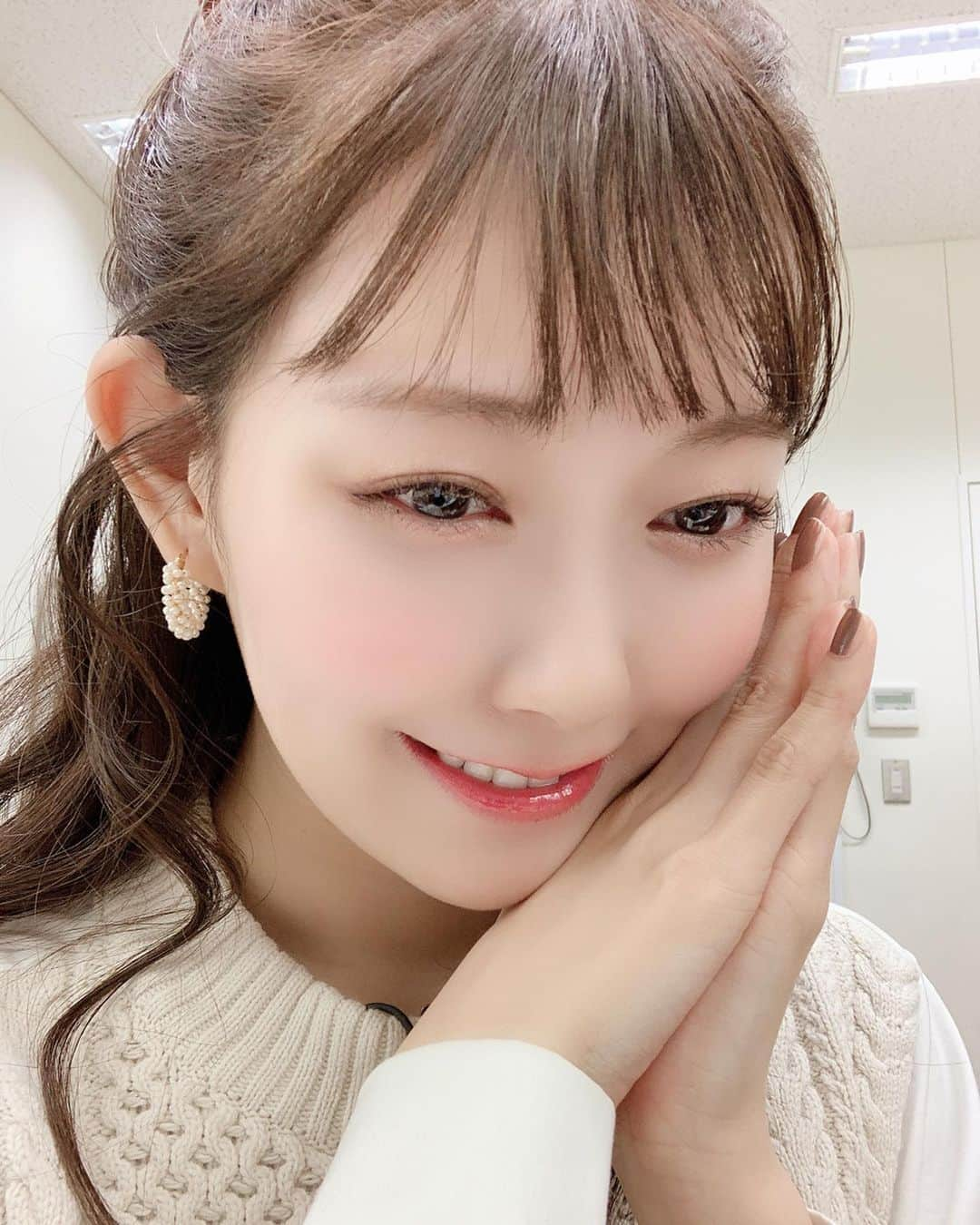 渡辺美優紀さんのインスタグラム写真 - (渡辺美優紀Instagram)「ピアスかわいい🎀 #ピアス #pierce #パールピアス」1月18日 23時24分 - miyukichan919