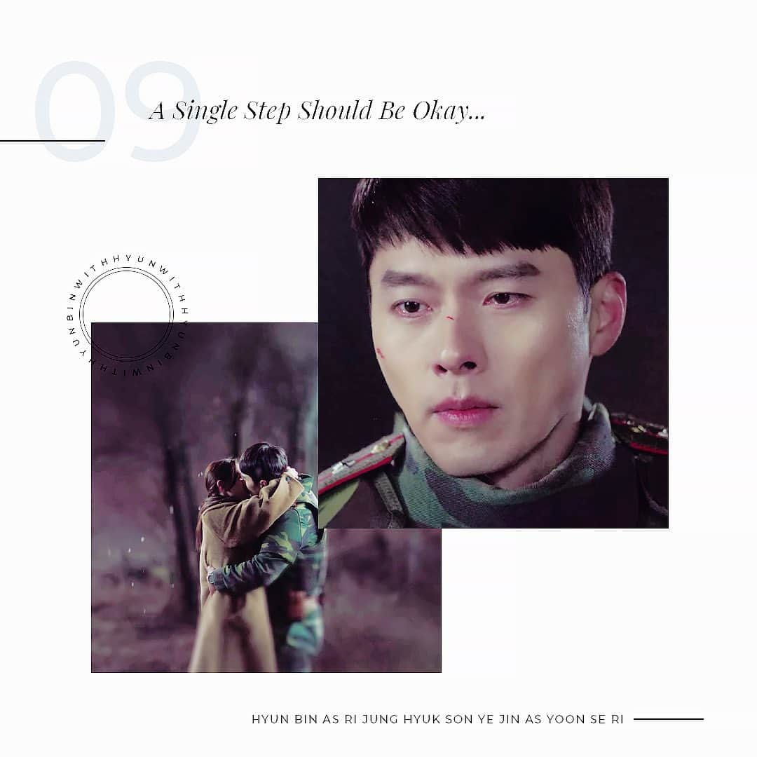 ヒョンビンのインスタグラム：「A single step should be okay...? —— #crashlandingonyou #사랑의불시착 #hyunbin #현빈 #ヒョンビン #玄彬 #sonyejin #손예진」