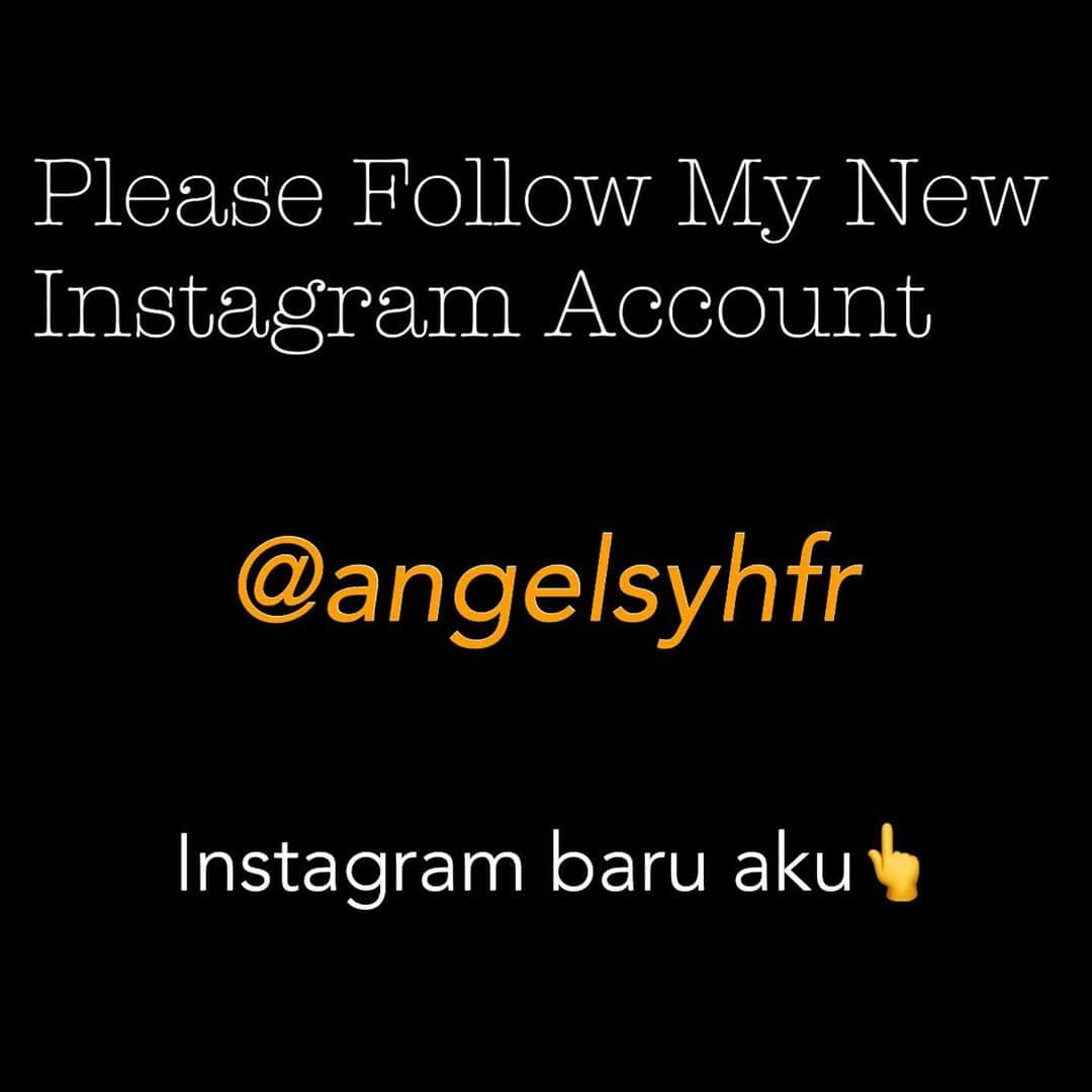 シャフィラ・アンジェラ・ヌルハリザのインスタグラム：「Hallo semuanya, aku ada pengumuman nih... Mulai sekarang aku tidak akan aktif lagi di akun Instagram @jkt48angel ini, dan akan aktif di Instagram baru aku @angelsyhfr 😉🧡 boleh langsung di follow... Karena akan ada banyak yang baru nntinya disana🤗🤗 FOLLOW YA... TERIMAKASIH - THANKYOU ♥️」