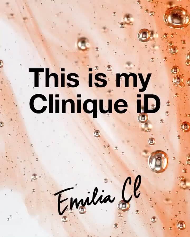 のインスタグラム：「エミリア・クラーク @emilia_clarke のお気に入りは「クリニーク iD エネルギー」 。  乾燥でくすみやすい肌を潤して、明るく元気でエネルギッシュな肌印象にしてくれます。  #クリニークiD #CliniqueiD  #クリニーク #ほめ肌」