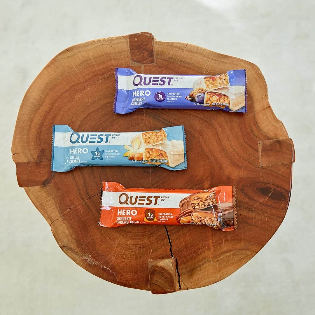 questnutritionさんのインスタグラム写真 - (questnutritionInstagram)「🥳 HEROIC GIVEAWAY! 🥳 We’re giving away a box of each Hero Bar flavor (three boxes total) to FIFTEEN (15) WINNERS to celebrate it’s new look! 😊🎊 • TO ENTER, see the steps below: •​ 1️⃣. LIKE this post. 2️⃣. FOLLOW @questnutrition. (We check 🧐) 3️⃣. TAG A HERO in your life!👇 (You can tag multiple heroes. The more heroes you tag = higher chance of winning. So tag as many of those awesome heroes away! 🎉)! •​ Winners are selected randomly & will be announced on 1/24/20 in our stories. U.S. winners only. Must be 18+ or older to win. Each winner will receive one Blueberry Cobbler box, one Chocolate Caramel Pecan box, & one Vanilla Caramel box. Contest is not affiliated with Instagram. Good luck! #OnaQuest #QuestNutrition」1月19日 4時05分 - questnutrition