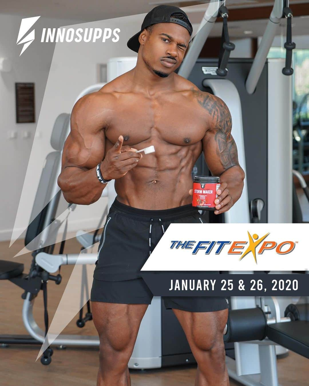 Simeon Pandaさんのインスタグラム写真 - (Simeon PandaInstagram)「Happy Anniversary to @thefitexpo celebrating their 17th Los Angeles event. I will be there with @innosupps Jan 25 & 26 Don’t miss it! See you there 💪🏾」1月19日 4時47分 - simeonpanda