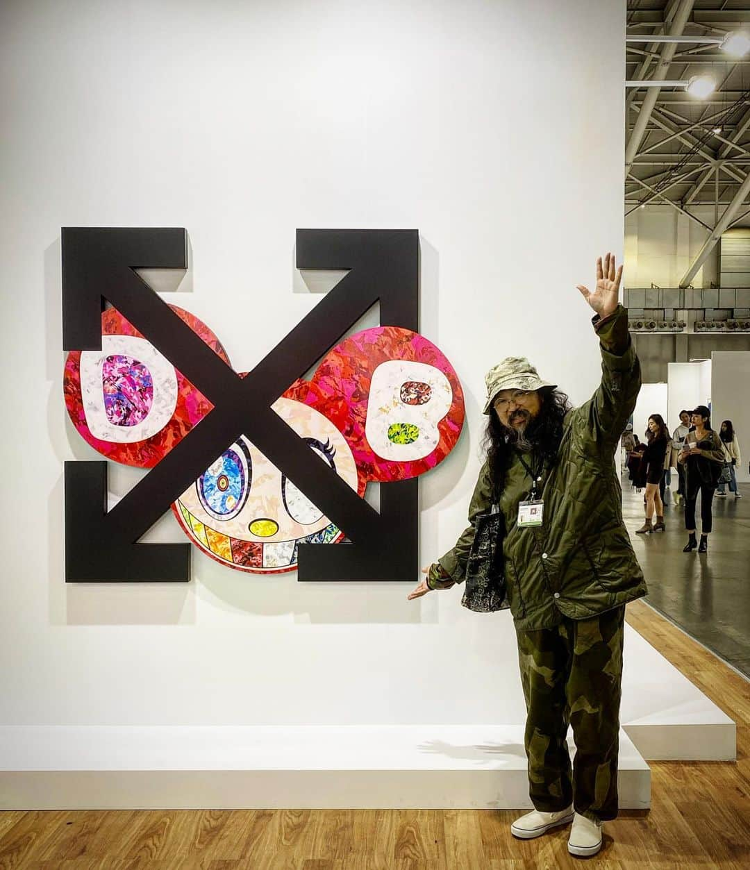 村上隆さんのインスタグラム写真 - (村上隆Instagram)「at #dangdaitaipei  @gagosian booth has my paintings. One of colabo w @dorachan_official  and one of colabo w @virgilabloh and Inspiration from Andy Warhol」1月19日 6時54分 - takashipom