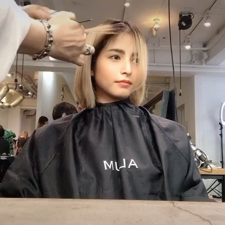 のインスタグラム：「layered cut  @tk_aimi0311  @album_hair  @nobuhair 担当プロデューサーNOBU ALBUM新宿NEＷ OPEN★ NET予約は、プロフィールのURLから^ ^ 東京都新宿区新宿３-28-11 市嶋第三ビル4F」