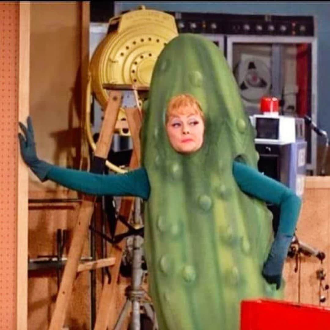ボブ・サゲットさんのインスタグラム写真 - (ボブ・サゲットInstagram)「Repost • @roberttrachtenberg —You can’t NOT post a pic of #lucilleball dressed as a pickle.」1月19日 19時00分 - bobsaget