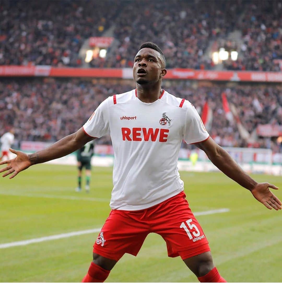 ジョン・コルドバのインスタグラム：「+3 Buen Trabajo Equipo 💪🏾 ⚽️ Gute Arbeit Team @fckoeln」
