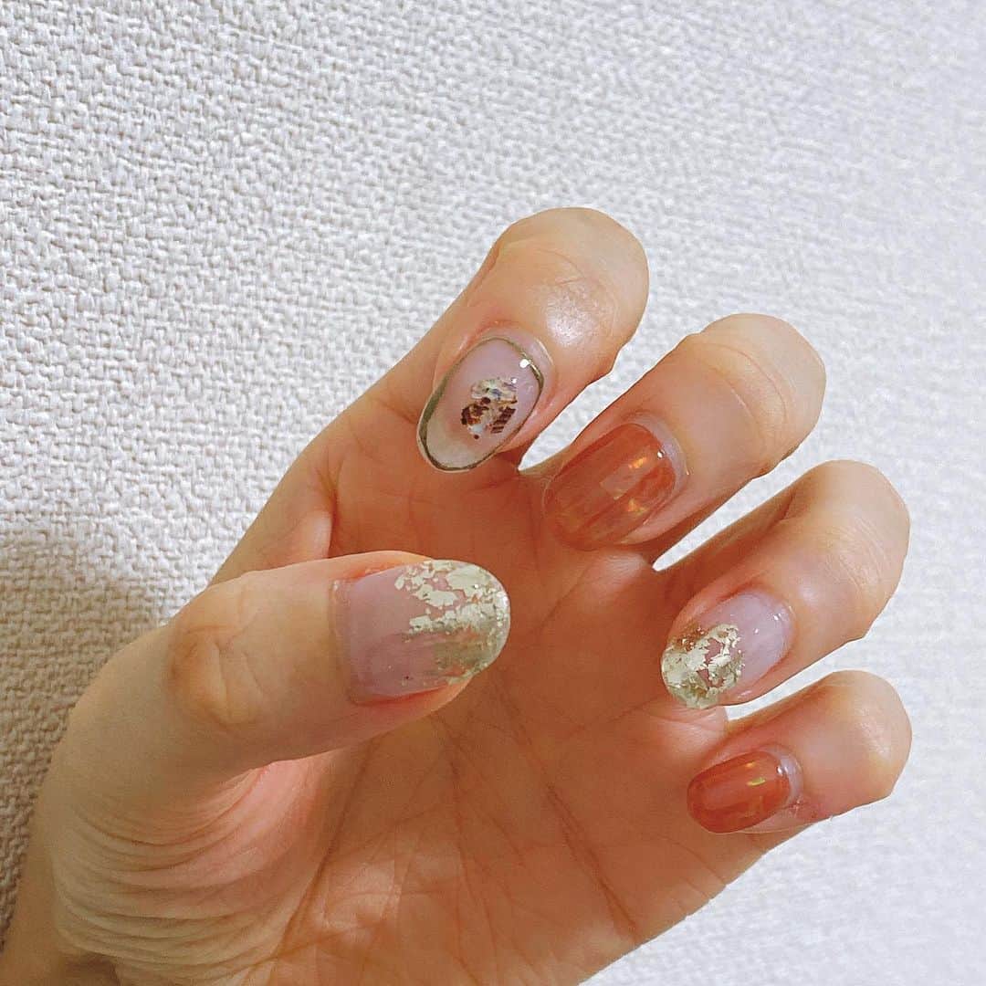 鎌田梢のインスタグラム：「#最近の爪 #ジェルネイル」