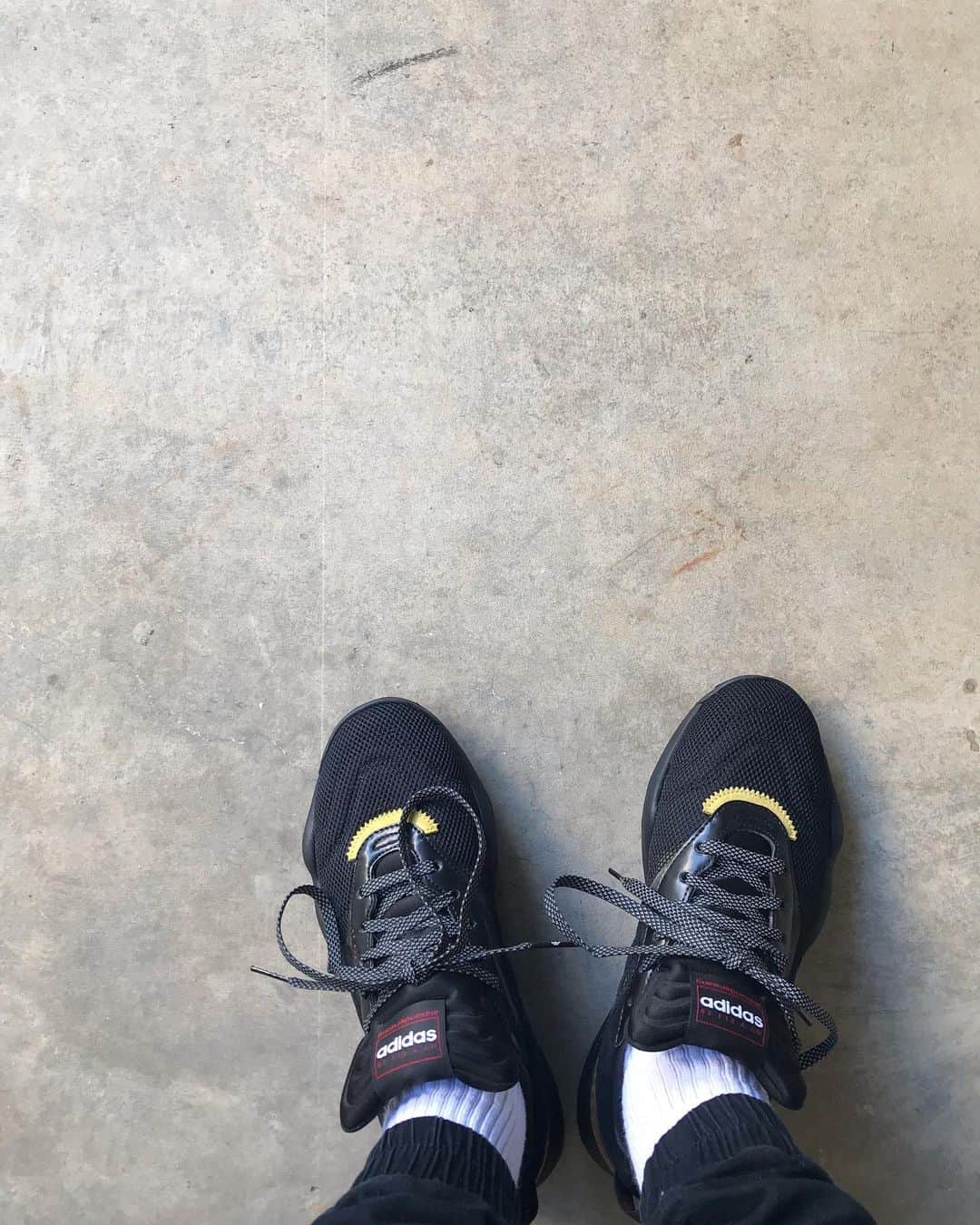 のインスタグラム：「Today's kicks🥾  #alexanderwang  #kicks #black #fashion #coordinate  #sneakers」