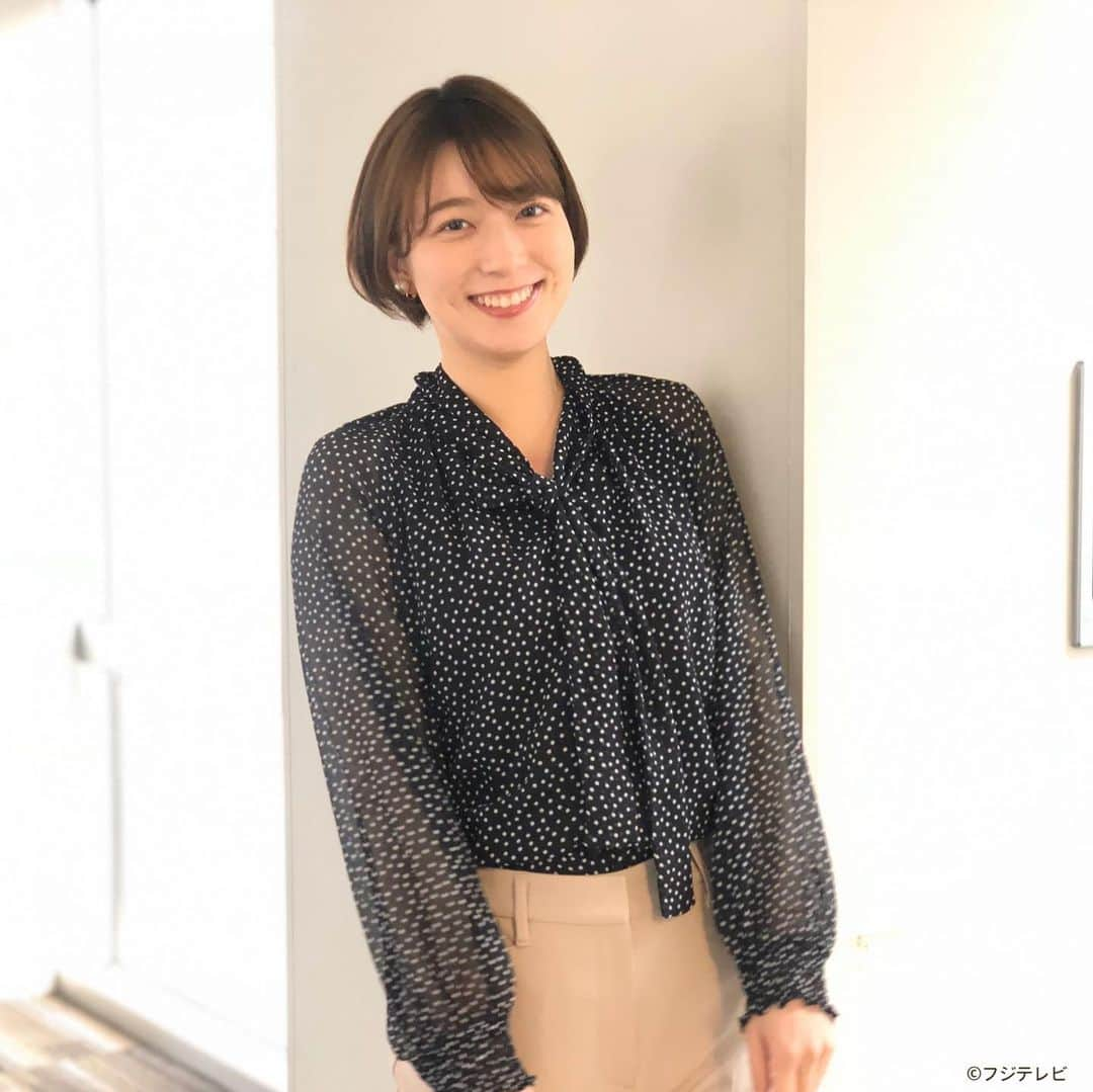 フジテレビ「めざましテレビ」さんのインスタグラム写真 - (フジテレビ「めざましテレビ」Instagram)「1月17日（金）きょう何着て行く？ ・ ファッション雑誌CanCamとコラボした お天気コーナー「きょう何着て行く？」 阿部華也子ちゃんの毎日のコーデを紹介♪ ・ 【きょうのコーデ】 コート→#リランドチュール 2万6000円 ブラウス→#アプワイザーリッシェ 1万7000円 パンツ→#プラステ 8990円 靴→#セヴントゥエルヴサーティ 8990円 イヤリング→#アネモネ 1500円 ・ 【コーデのポイント】 黒色のドット柄のボウタイブラウスにオレンジのコートを羽織って フレンチガーリーなコーデ🥖✨ センタープレスパンツを合わせると 甘くなりすぎず大人の可愛さが手に入っておすすめ🙆🏻‍♀️ ・ #めざましテレビ #きょう何着て行く？ #阿部華也子 #今日のコーデ#コーデ #CanCam #今日のファッション#ootd #きょう何着て行く？は月〜金朝6時22分ごろ放送！？」1月19日 16時54分 - mezamashi.tv