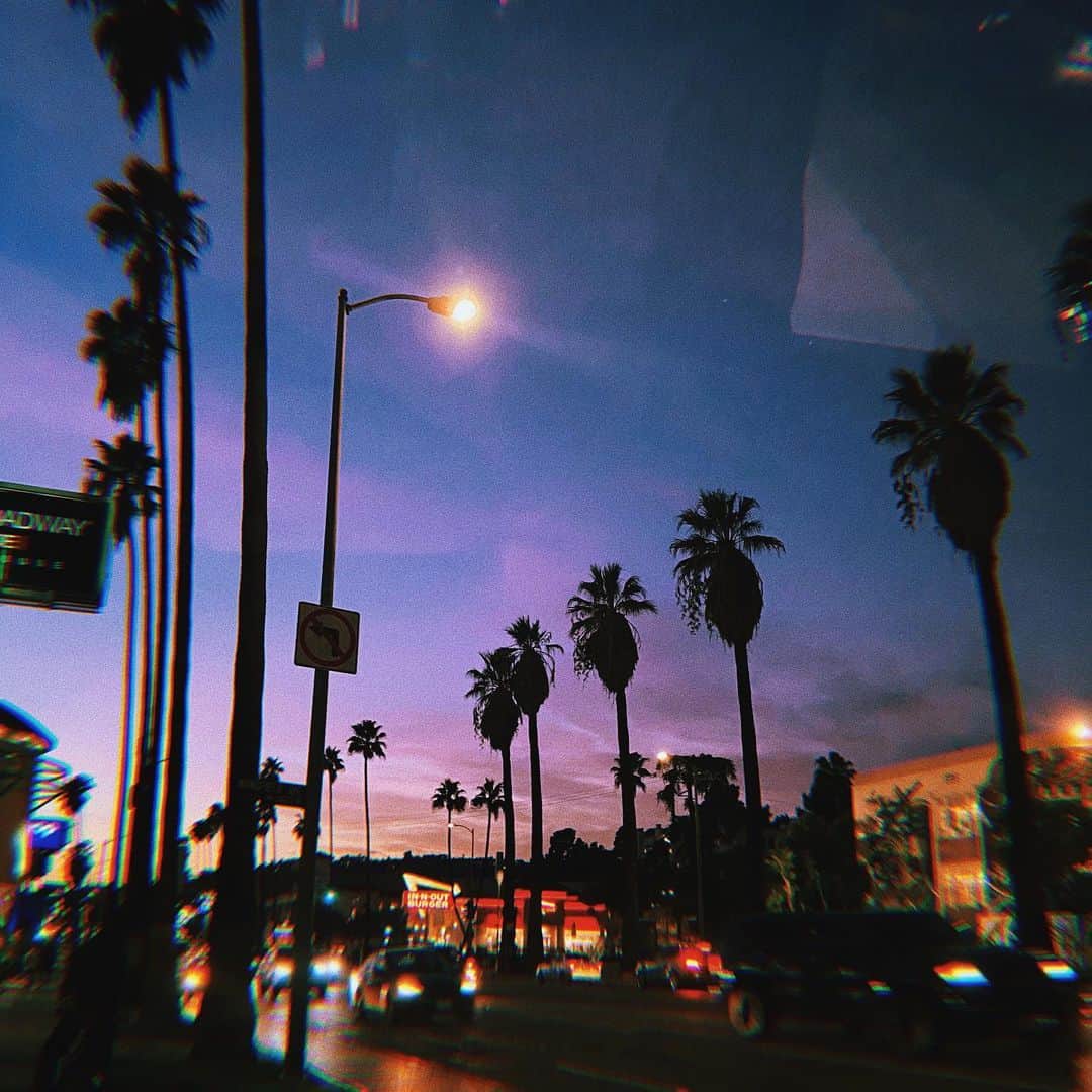 ポニーのインスタグラム：「💜🌴」