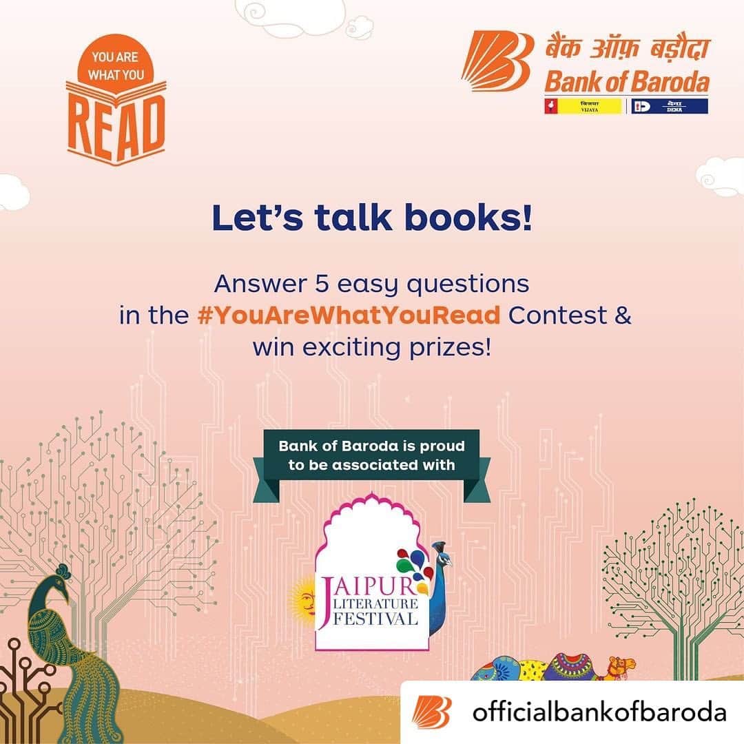 シンドゥ・プサルラさんのインスタグラム写真 - (シンドゥ・プサルラInstagram)「Reading is truly rewarding. Now your knowledge about books and novels can win you an exciting gift. Participate in the #YouAreWhatYouRead contest by @officialbankofbaroda now. #JLF2020 @jaipurlitfest」1月19日 18時05分 - pvsindhu1