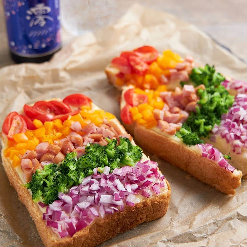 mio_sparklingさんのインスタグラム写真 - (mio_sparklingInstagram)「見た目も楽しいレインボートースト🌈🍞 #レインボートースト #toast #rainbowtoast #野菜たっぷり #フォトジェニックフード #foodpics #yummy #今週もいただきます #いつものいただきますを楽しく #デリスタグラマー #レシピ #トーストアレンジ #フードスタイリング #rainbowfood #料理好きな人と繋がりたい #カラフル #おうちごはん #令和は澪で乾杯 #日本酒部 #飲酒タグラム #日本酒で乾杯 #日本酒好きな人と繋がりたい #スパークリング清酒 #日本酒女子 #日本酒 #sparkling #澪DRY #澪ドライ #澪 #澪パ」1月19日 18時52分 - mio_sparkling