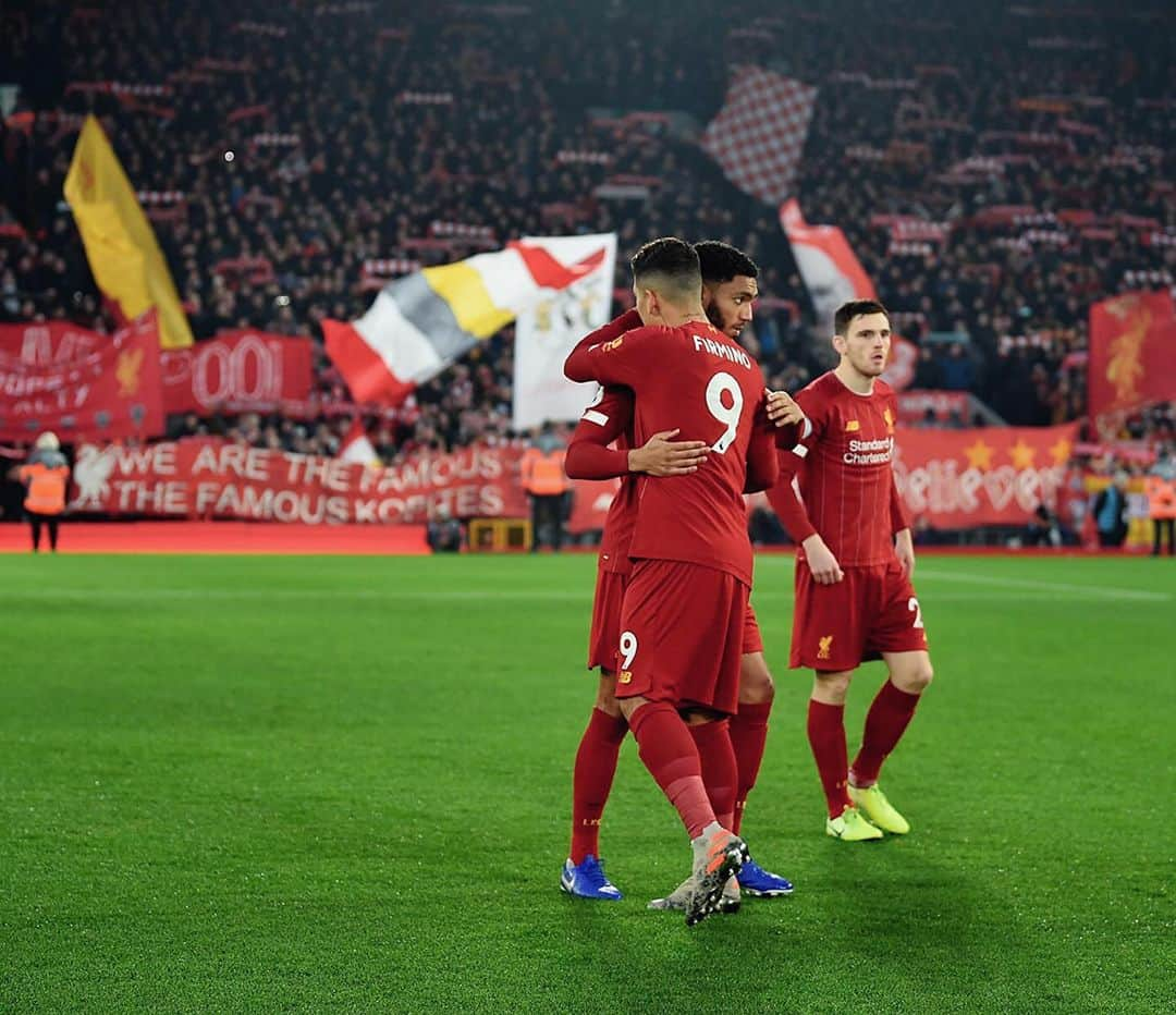 ジョー・ゴメスさんのインスタグラム写真 - (ジョー・ゴメスInstagram)「Nothing beats a special win at Anfield 💪🏽🔴💫 #YNWA」1月20日 4時54分 - joegomez5