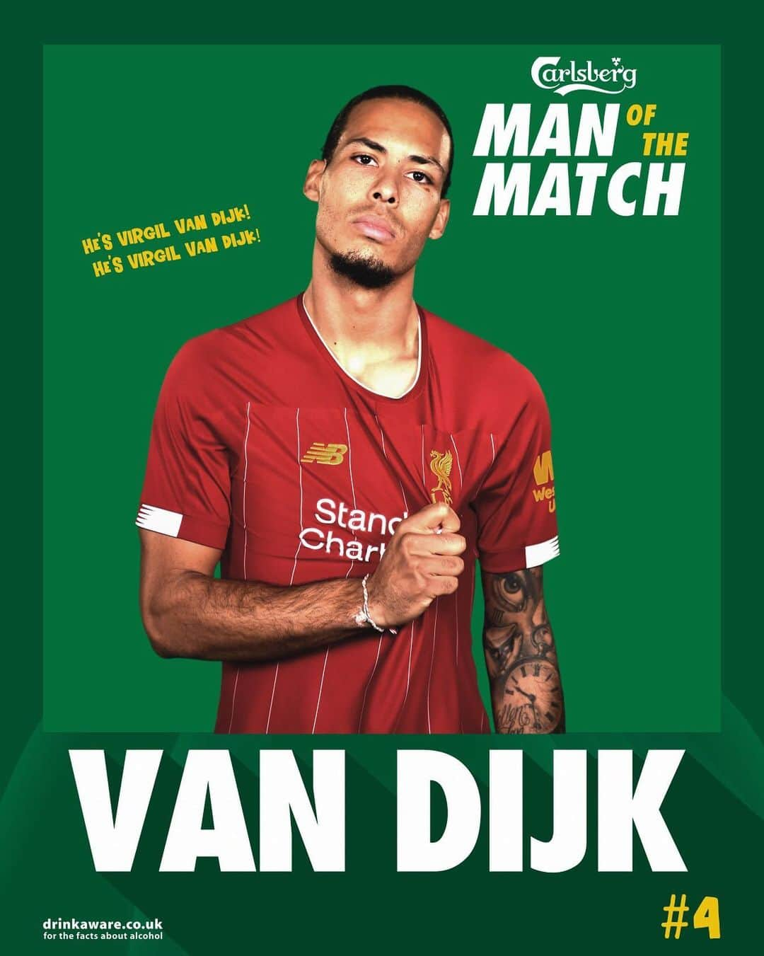 リヴァプールFCさんのインスタグラム写真 - (リヴァプールFCInstagram)「Big goal, clean sheet and a boss performance 💪💪 Your @carlsberg Man of the Match against @manchesterunited = @virgilvandijk 👏 #LFC #LiverpoolFC #Liverpool #PremierLeague」1月20日 5時29分 - liverpoolfc