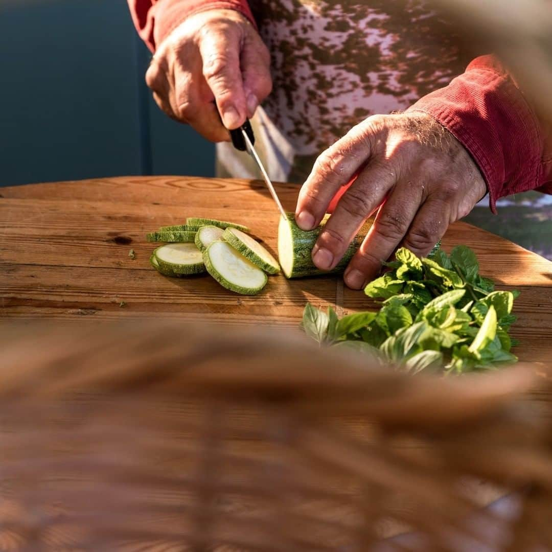 ルフトハンザさんのインスタグラム写真 - (ルフトハンザInstagram)「Cooking outside has a long tradition in Greece. With produce fresh from his garden, Sotíris prepares a meal for us out in the open kitchen of his Artfarm. #Lufthansa #FlyToGreece」1月19日 21時00分 - lufthansa