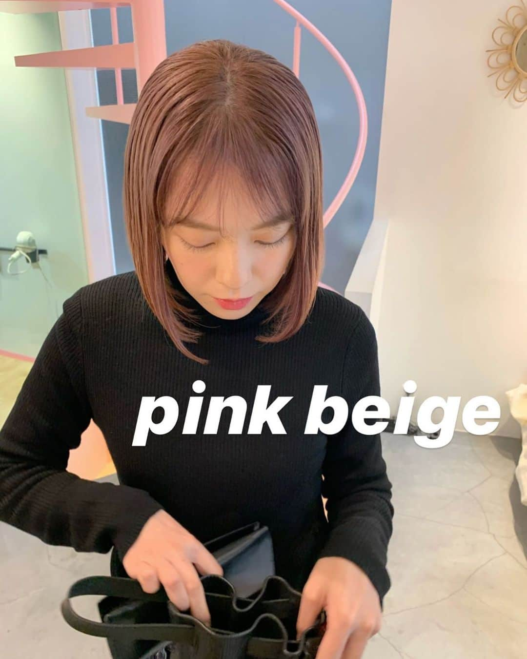 磯田 基徳さんのインスタグラム写真 - (磯田 基徳Instagram)「ほんのりpink beige☺︎ BLEACH必須です🔮」1月19日 22時02分 - isodango