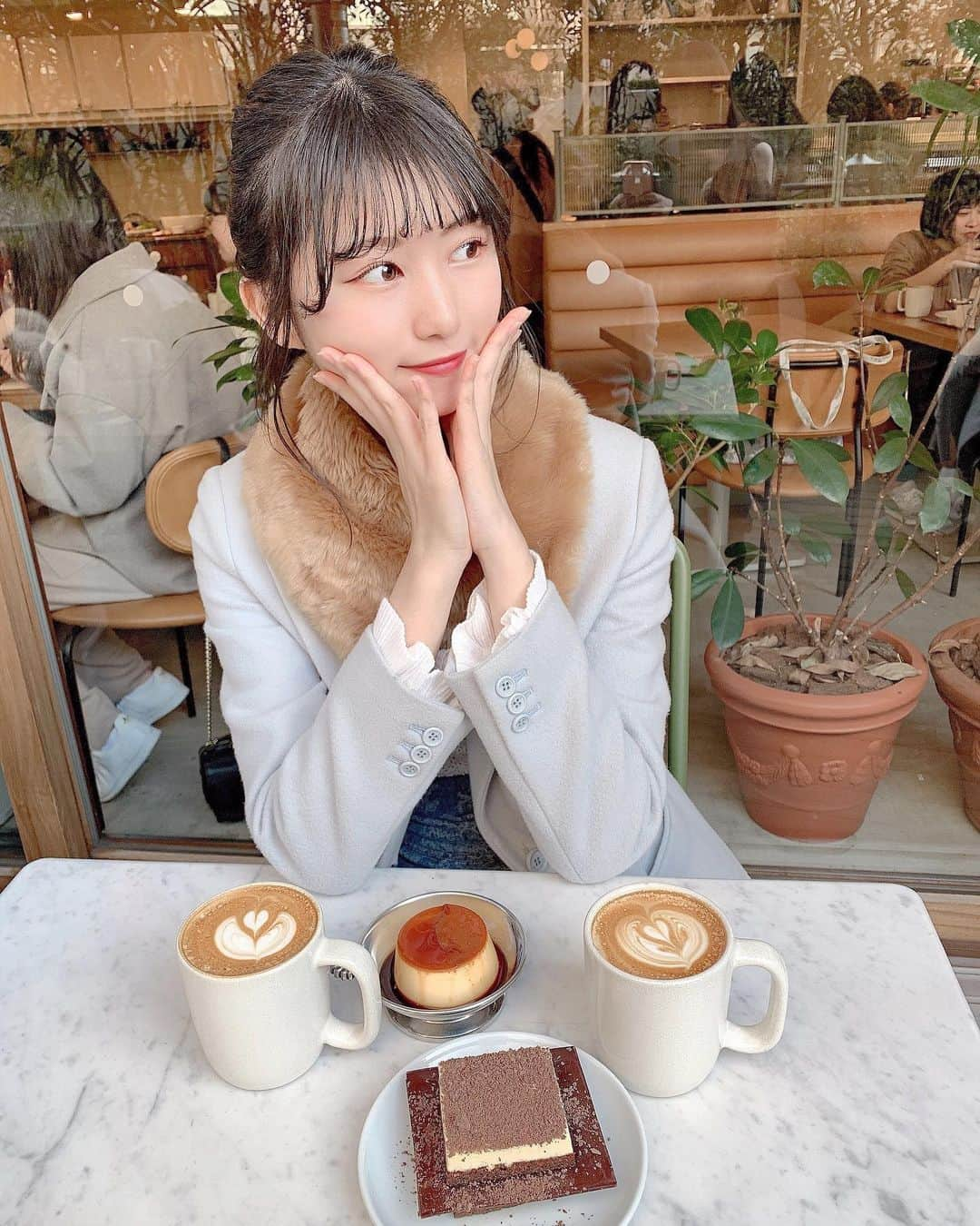 小林紗良さんのインスタグラム写真 - (小林紗良Instagram)「甘甘🤤 全部美味しかったです~！ #whiteglasscoffee #渋谷カフェ #cafe」1月19日 22時38分 - sara_1229_