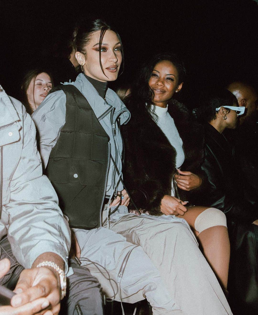 のインスタグラム：「Thank you for visiting @bellahadid @fannybourdettedonon —-Guest at TATRAS x @riot__hill runway show during #PFW at Palais de Tokyo.  ______⁠⠀ #SoFarSoGood #TatrasxRiotHill #FW20⁠⠀」