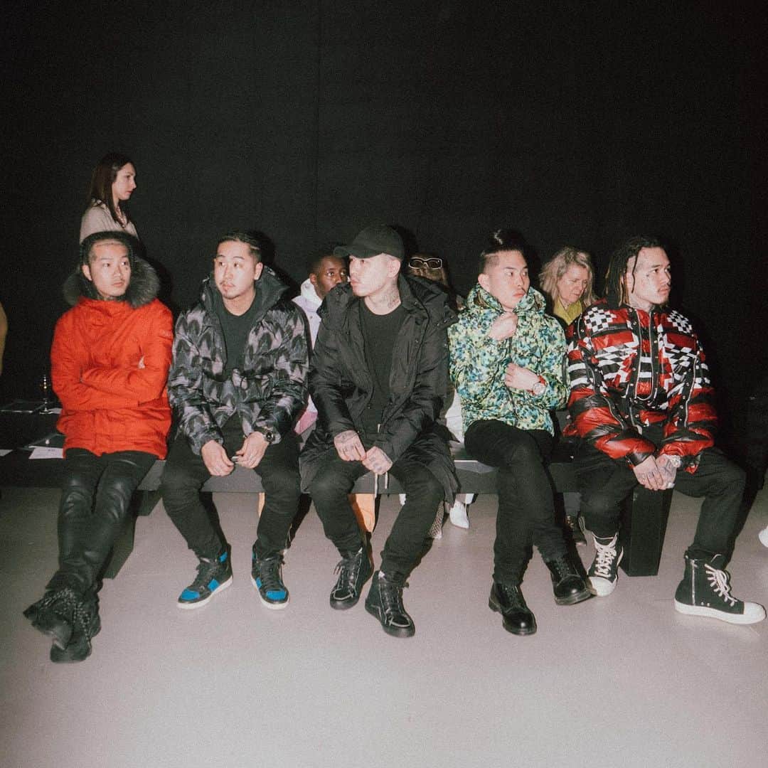 のインスタグラム：「Thank you for visiting @badhop_official at TATRAS x @riot__hill runway show during #PFW at Palais de Tokyo.  ______⁠⠀ #SoFarSoGood #TatrasxRiotHill #FW20⁠⠀」