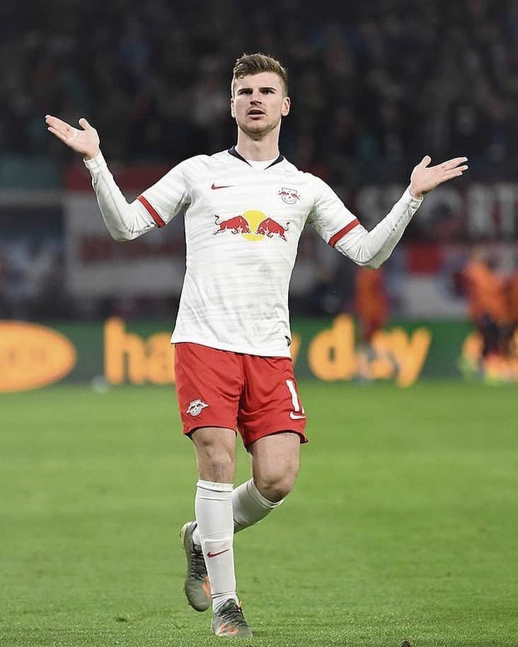 ティモ・ヴェルナーのインスタグラム：「Haben dich vermisst, Bundesliga 😉🎯🤷‍♂️」