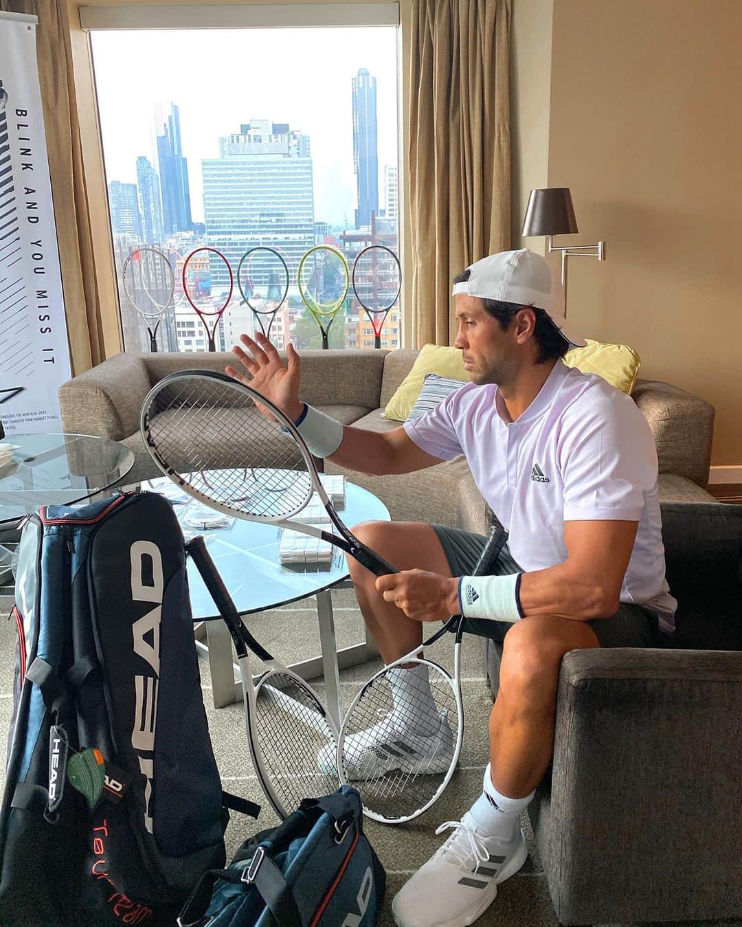 フェルナンド・ベルダスコのインスタグラム：「Always fun with HEAD. Check out headtennis_official’s story to see more 😉」