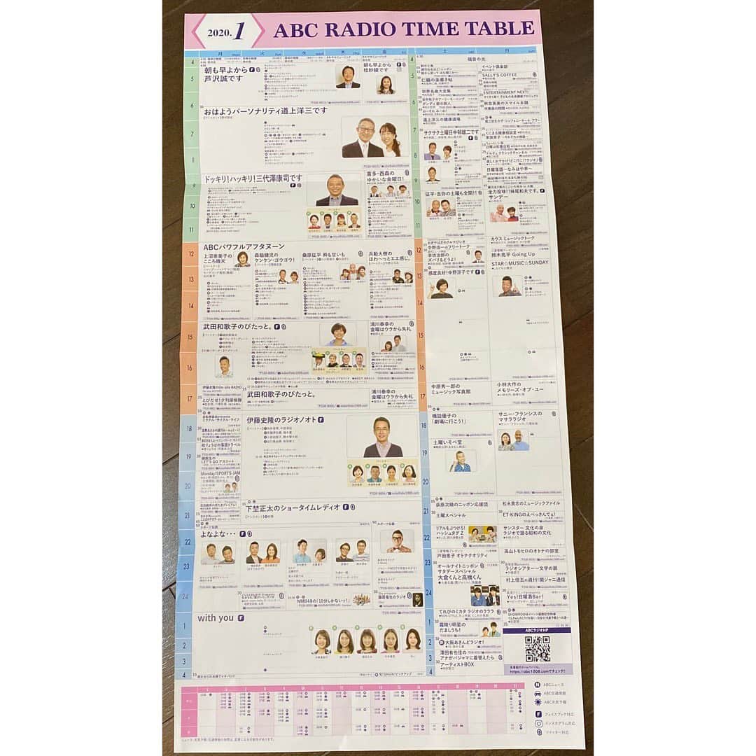 のインスタグラム：「何故か、  #桑原征平 さんから 自宅に郵送されてきた  #abcラジオ の番組表(^◇^;) 裏が征平さんの すごろくゲームになってた(^◇^;)」
