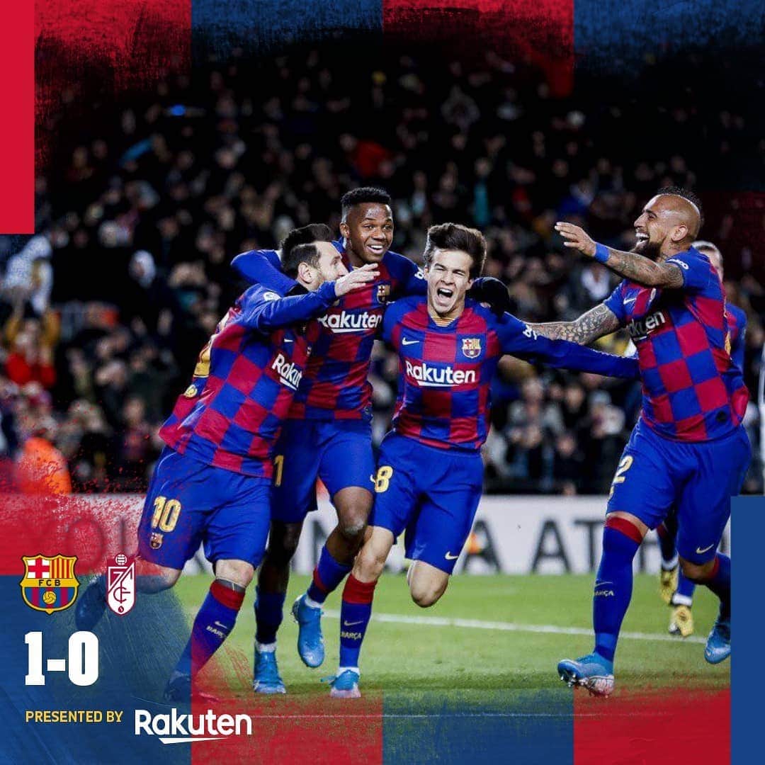 FCバルセロナさんのインスタグラム写真 - (FCバルセロナInstagram)「🎨 Great goal and first win! ⚽ Barça 1-0 Granada (Messi)」1月20日 6時52分 - fcbarcelona