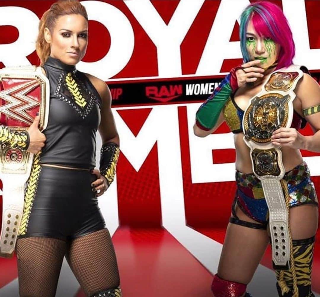 レベッカ・ノックスのインスタグラム：「One week away. The only two women to ever win the Royal Rumble go head to head once again.」
