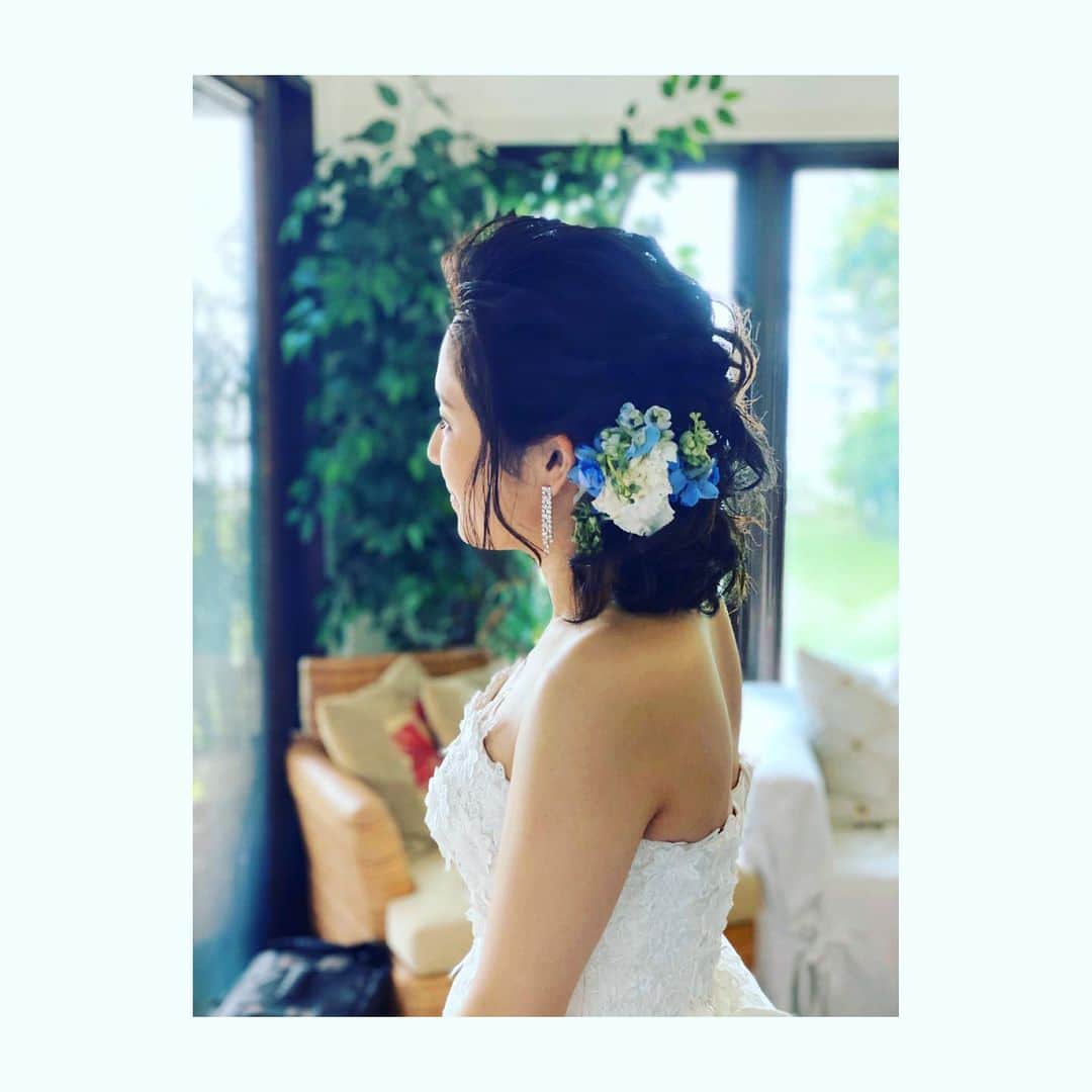 のインスタグラム：「I had a wedding in hawaii.」