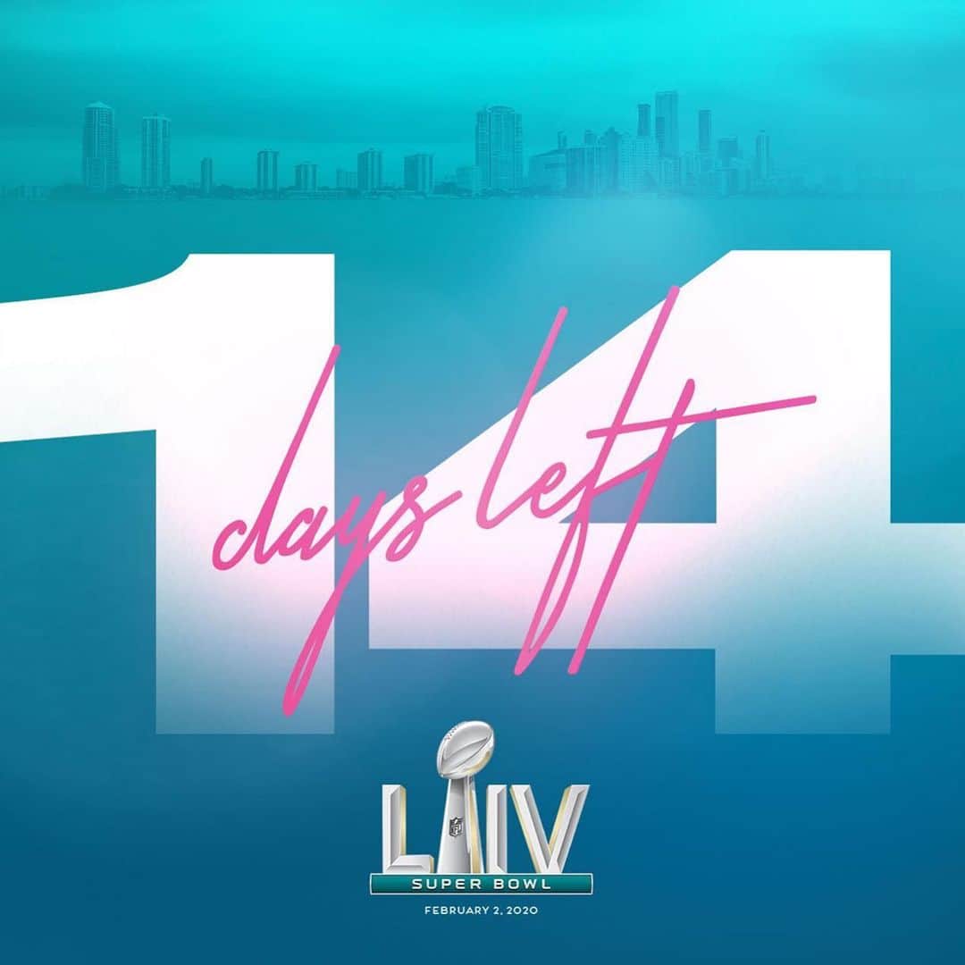 シャキーラさんのインスタグラム写真 - (シャキーラInstagram)「14 days to go! Faltan 14 días!  #SBLIV @nfl」1月20日 7時55分 - shakira
