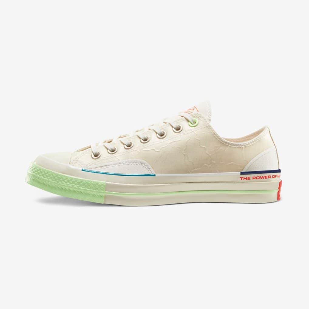 HYPEBEASTさんのインスタグラム写真 - (HYPEBEASTInstagram)「@hypebeastkicks: @pigalleparis_official and @converse have served up a Chuck 70 Ox in "Lightning Storm.” Unlike its “White/Barely Volt” variant, the new iteration features a more striking makeup complete with lightning graphic accents across its multi-color uppers. Swipe a look at both pairs and expect an official launch this January 25 on @nike’s website for $120 USD each.⁠⠀ Photo: Nike」1月20日 11時26分 - hypebeast