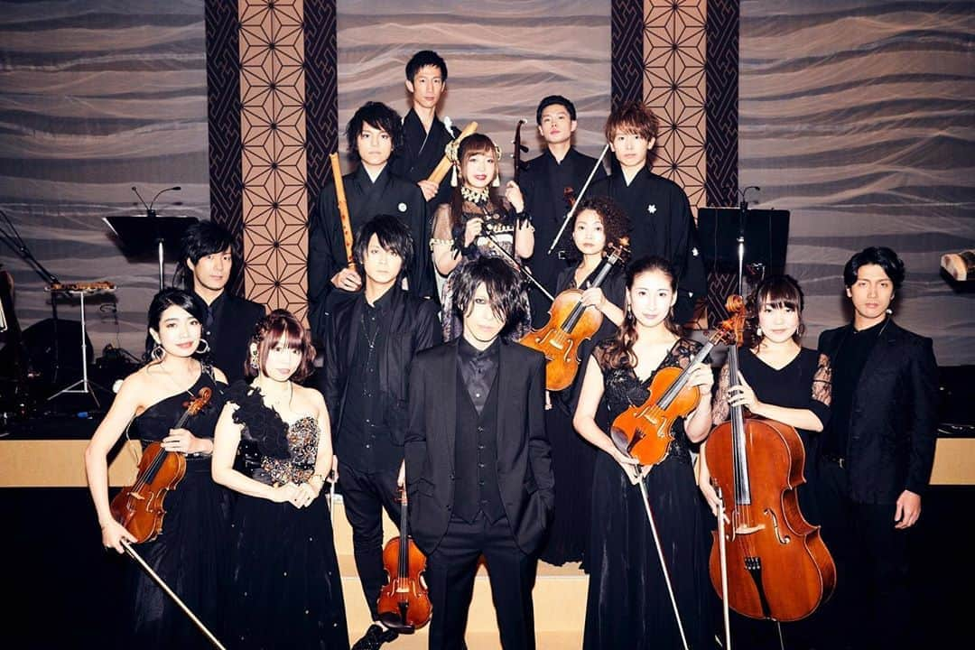 葉月さんのインスタグラム写真 - (葉月Instagram)「Vocal  葉月  Piano  丸木 実花  1st Violin  Jumpei  1st Violin  小寺 里枝  2nd Violin  原田せな  2nd Violin  大島 淳  Viola  波田 生  Cello  島津 由美  Contrabass  今西 真也  Timpani, Percussion  竹村 忠臣  和太鼓　シンゴ 尺八　佐藤 公基  二胡　Kiriko  箏　大川義秋  #奏艶」1月20日 11時47分 - lynch_hazuki