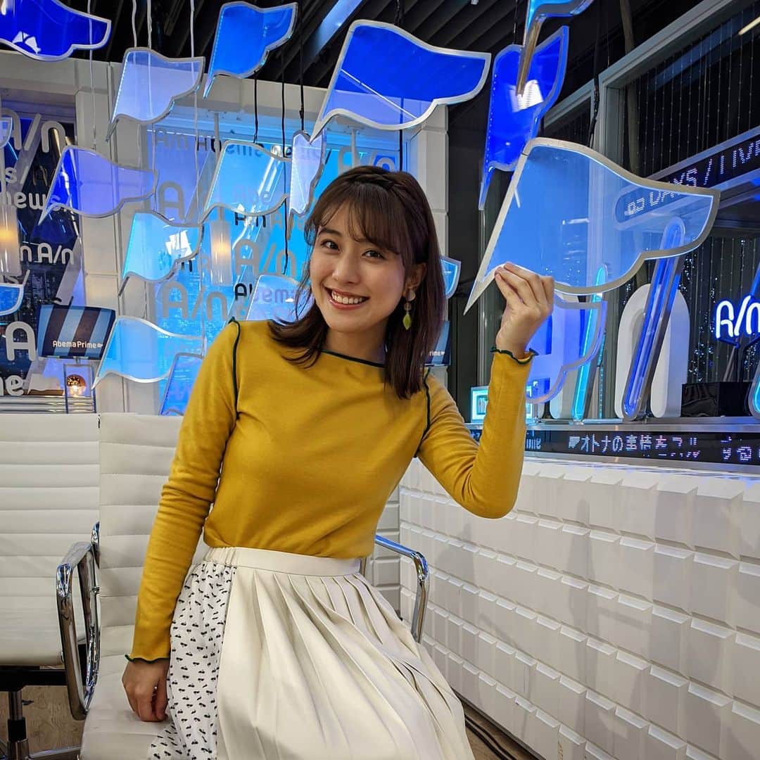 池澤あやかのインスタグラム：「#アベプラ おわり！今日も一日おつかれさまでした〜！今週もゆるゆる生き抜きましょう〜！！」