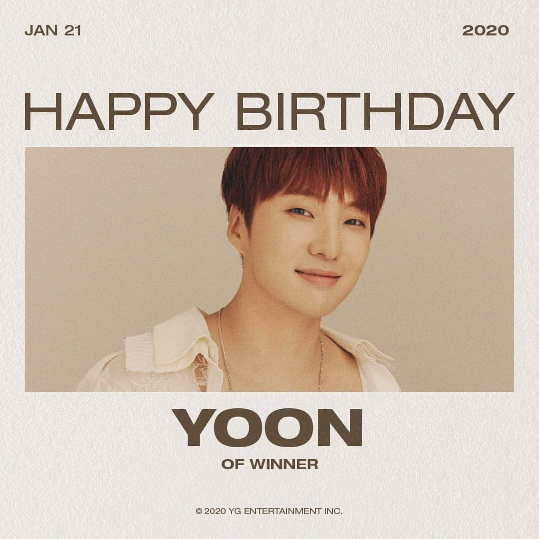 WINNERさんのインスタグラム写真 - (WINNERInstagram)「[YOON] HAPPY BIRTHDAY 🦊 ⠀ #WINNER #위너 #YOON #승윤#HAPPYBIRTHDAY #20200121 #YG」1月21日 0時00分 - winnercity