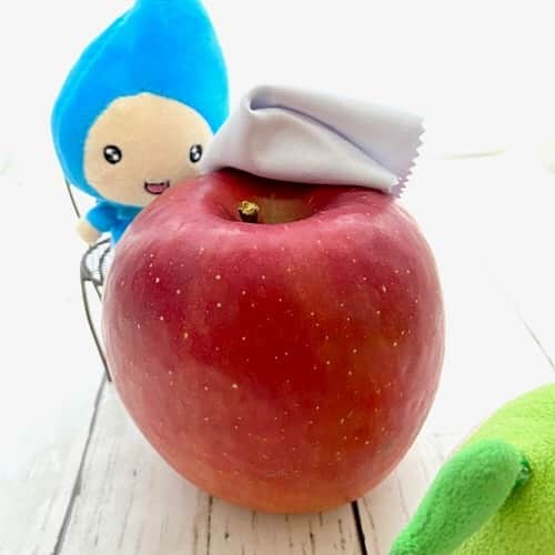 モーリーズのインスタグラム：「りんご🍎ピカピカにみがいたり、カフェメニー作ったりー🎶 今年も楽しいこと、おいしいことみんなにお伝えできるよーにがんばりまーす＾＾」
